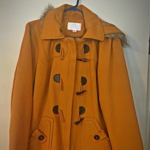 XXL Mustard Yellow Xhilaration Corduroy Coat